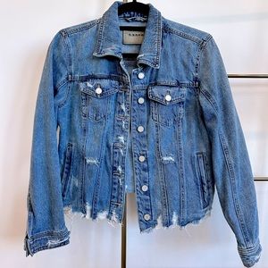 BLANKNYC Distressed Denim Jacket